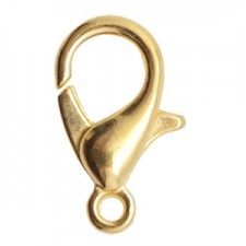 DQ metaal (zinc alloy) karabijn slot 10mm Goud